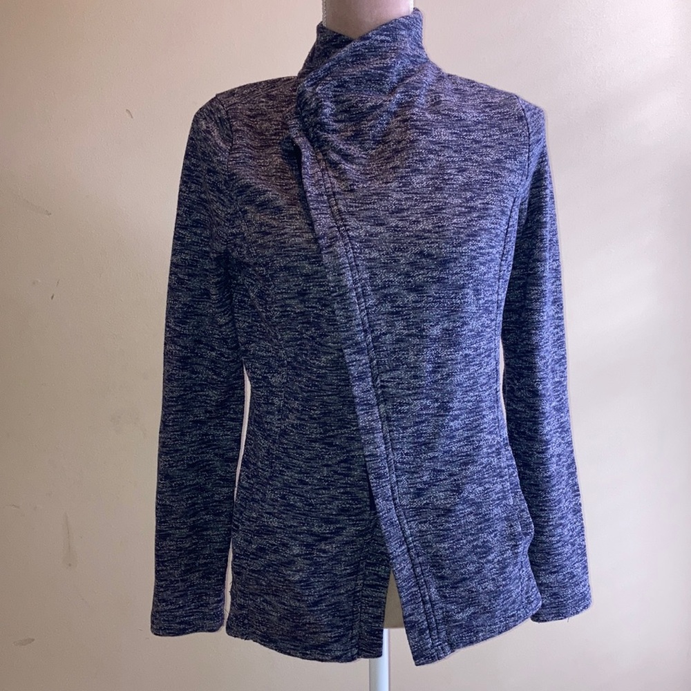 Asymmetrical zip up jacket by G.H. Bass - size small